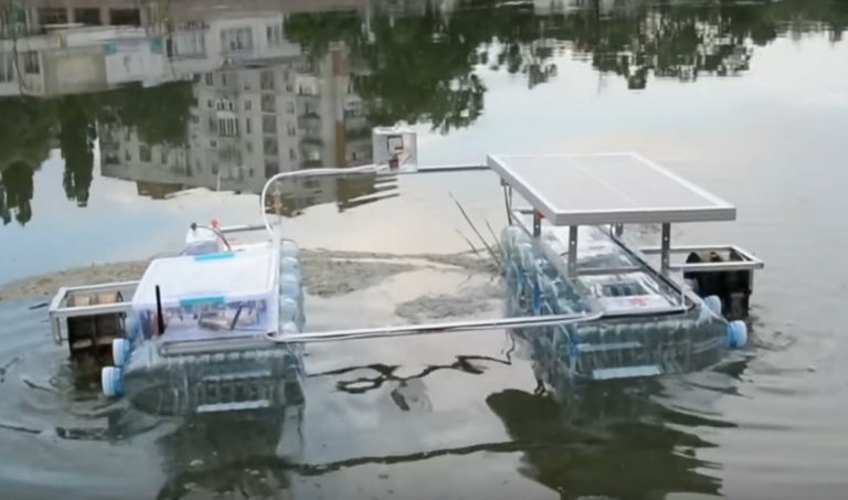 Український студент створив робота для очищення водойм від сміття (ВІДЕО)
