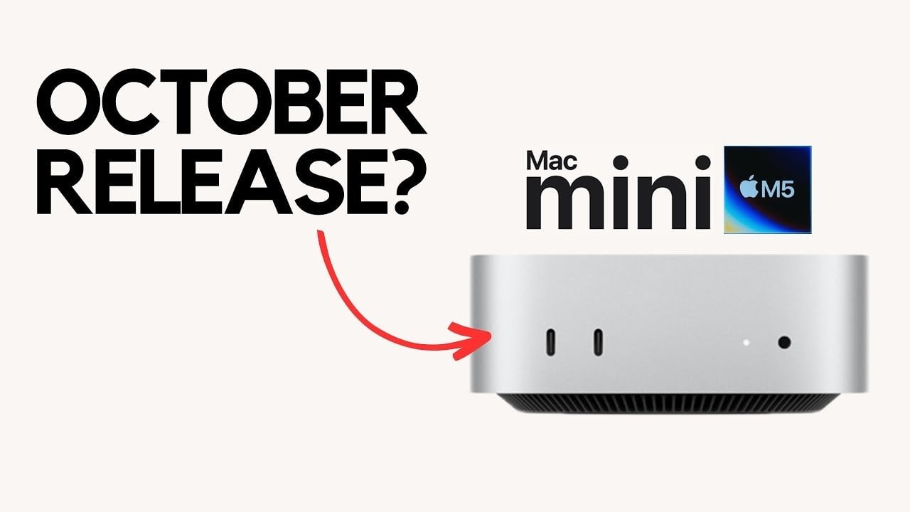 Дата виходу M5 Mac Mini 345