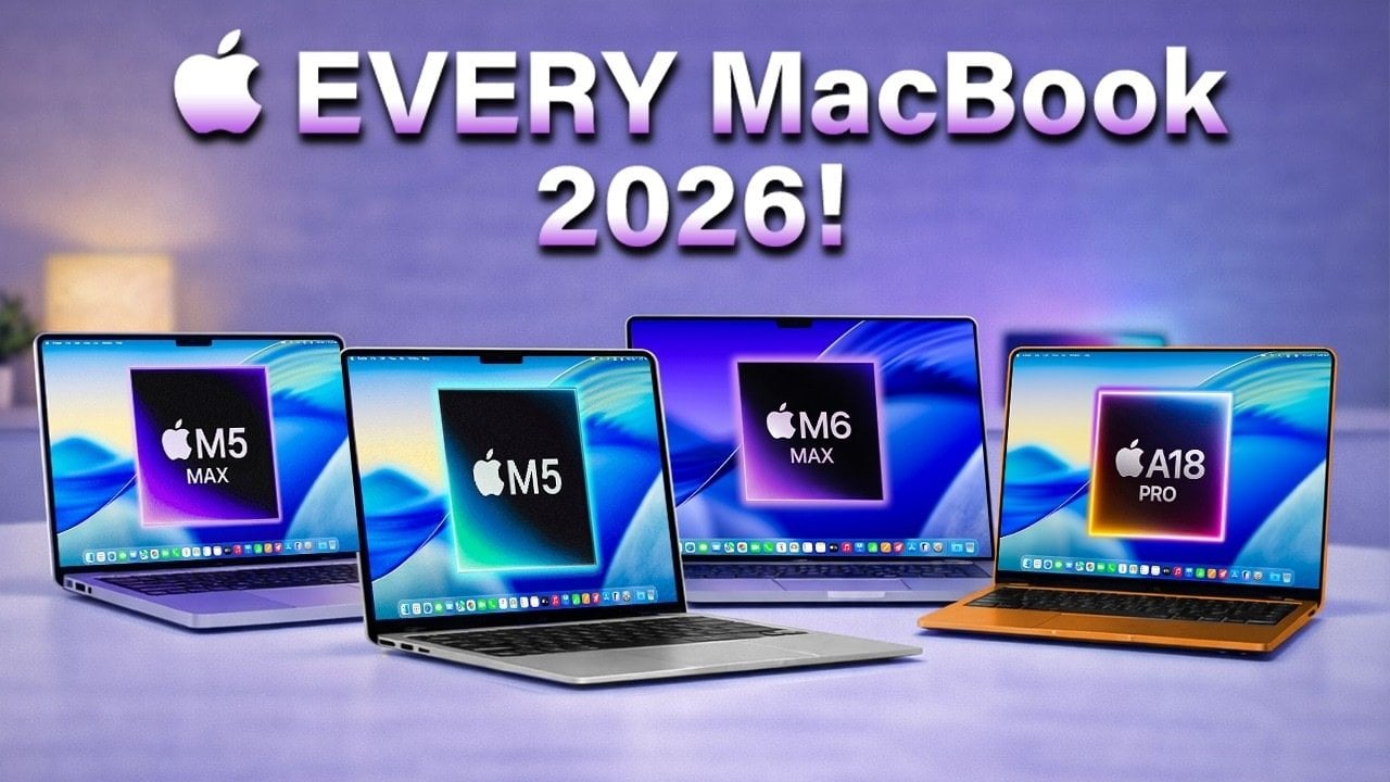 Лінійка MacBook 2026 345