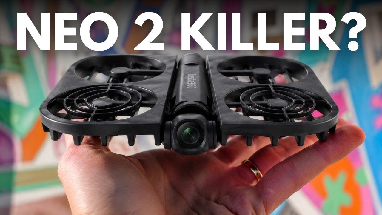 Патент Insta360 на згинальний дрон, що конкурує з DJI Neo 2