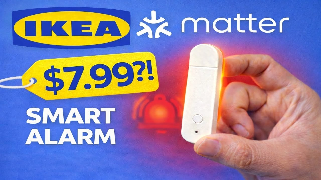 Як створити розумну систему охорони за допомогою нового датчика Matter від IKEA